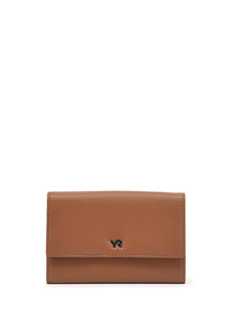 Portefeuille Foulonné Leder Yves renard Bruin foulonne 29491